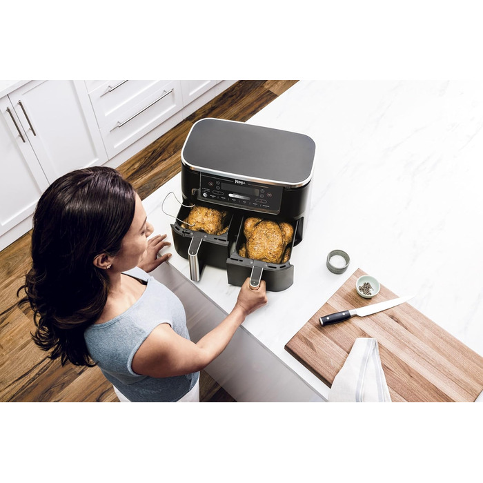 Ninja Foodi Max Airfryer AF451EU - Фритюрниця Повітряна, 7.6л, Чорна