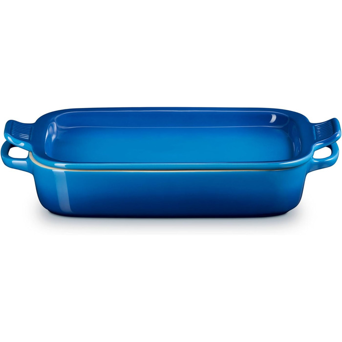 Форма для запікання Le Creuset прямокутна зі скляною кришкою, 3 л, вишневий (Марсель)