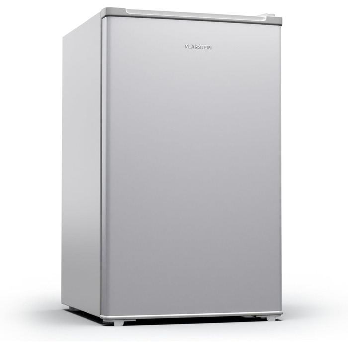 Холодильник Klarstein, міні-холодильник для напоїв, 46л, срібляний, з функцією охолодження до 10°C, для дому, офісу, кемпінгу