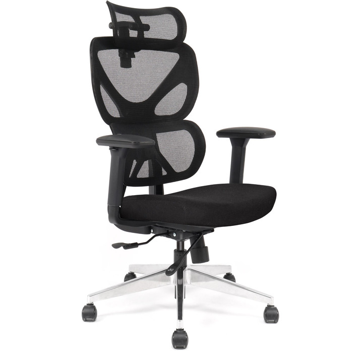 Крісло Mealux D1 Air Fabric Black (арт. HF-D1 F/B)