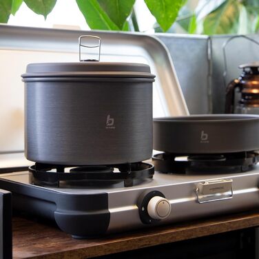 Набір для кемпінгу Bo-Camp Explorer 3tlg: каструля, сковорода, штакель, алюміній