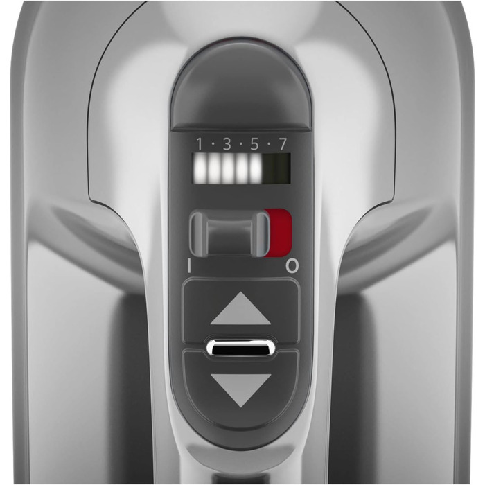 Міксер ручний KitchenAid 5KHM7210ECU Contour Silver, сріблястий