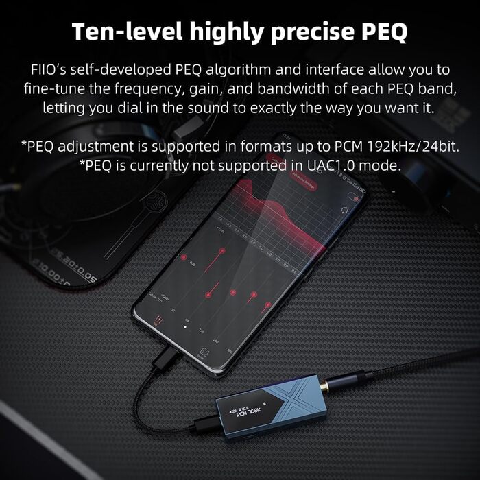 Портативний USB-ЦАП FiiO KA17, подвійний ES9069Q PCM768 DSD512, вихід 3.5/4.4 мм для Android/iOS/Mac/Win10