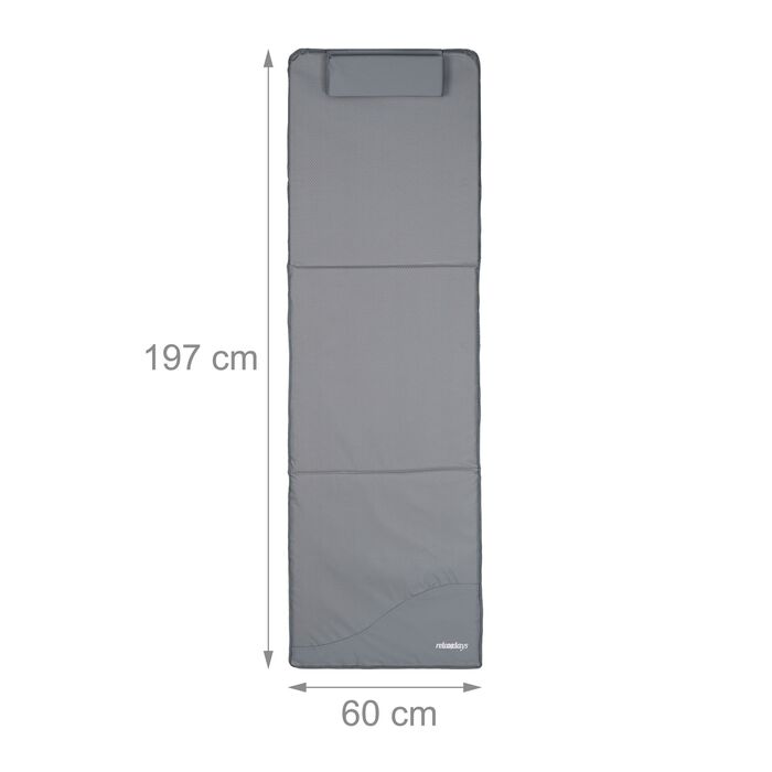 Relaxdays Пляжний килимок із сонцезахисним парасолькою