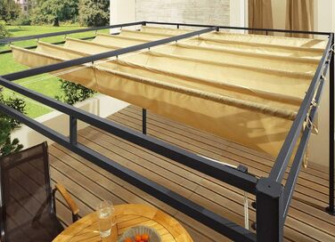 Заміна даху для перголи з плоским дахом Firenze 3x3m Pergola Покриття даху піском