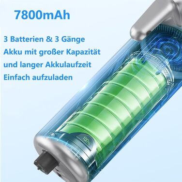 Акумуляторний автомобільний пилосос 4-в-1, потужність 22000Па, бездротовий ручний пилосос з HEPA-фільтром та склобивачем для авто та дому