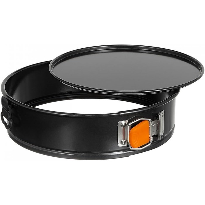 Форма для випічки LE CREUSET, 24 см, з антипригарним покриттям, для кислотного тіста, з вуглецевої сталі, антрацит/помаранчевий, 94101800000000