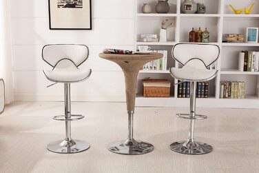 Барний стільць Roundhill Furniture Masaccio з м'яким сидінням з екошкіри, поворотний, з підйомним механізмом, сірий (набір 2 шт.)