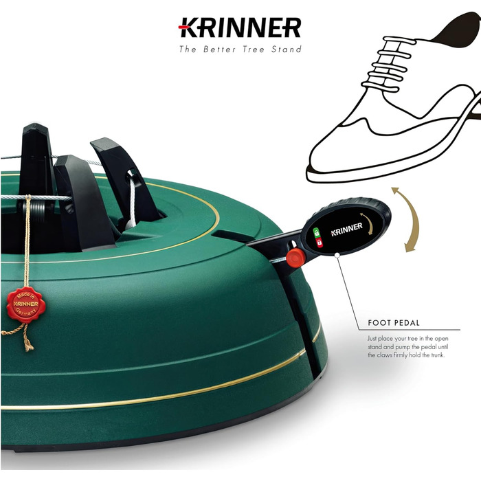 Підставка для ялинки Krinner Tree Genie XXL, зелена