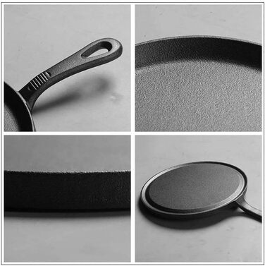 Сковорода FBWSM з антипригарним покриттям, для індукційних плит, універсальна, з ергономічною ручкою, чорна