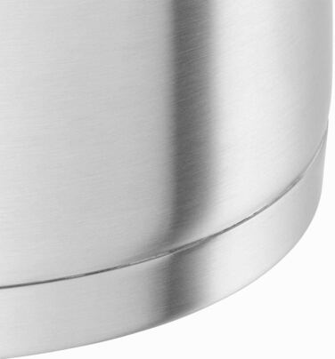 Набір каструль ZWILLING Essence 4 шт. з кришкою з термоскла, індукційне дно, не має покриття, нержавіюча сталь, сріблястий