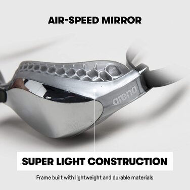 Чоловічі дзеркальні окуляри ARENA Air-speed (Один розмір підходить всім, жовта мідь-золото)