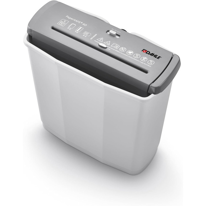 Шредер Dahle PaperSAFE PS 140: Партійний різак, без масла, 12 л, сірий (6 аркушів, P2)