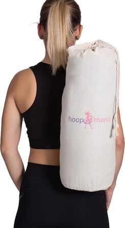 Хулахуп Дорослий 0.72 3.1 кг Хулахуп для схуднення - Massagehoop (сумка (біла) для обручів Hoopomania)