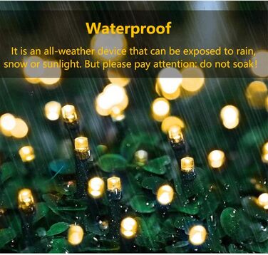 LED-гірлянда HoldOneLight 1000 LED, 20м, тепле біле світло, для декору інтер'єру, екстер'єру, саду, ялинки