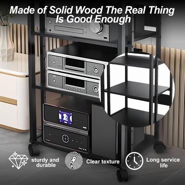 Стильна полиця-організатор для медіа та ігор Houcheyai