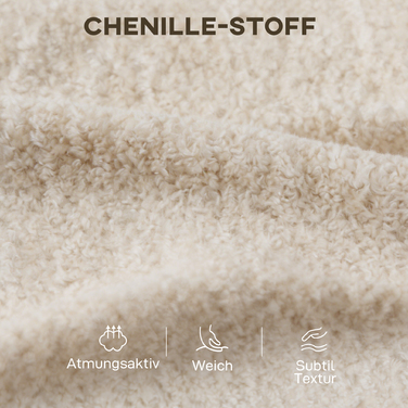 Бежевий тримісний диван з оксамитовою оббивкою 