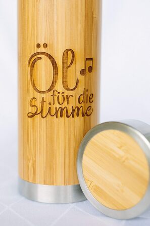 Олія для голосу з органічного бамбука Термос привертає увагу для репетиції хору