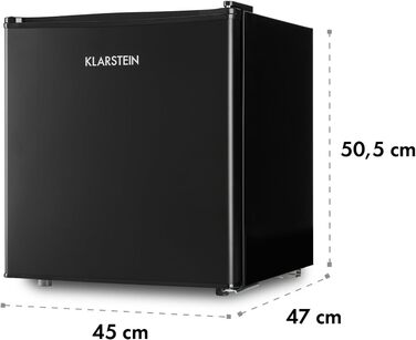 Холодильник Klarstein Neo: міні-холодильник для напоїв та догляду за шкірою, 46 л, чорний