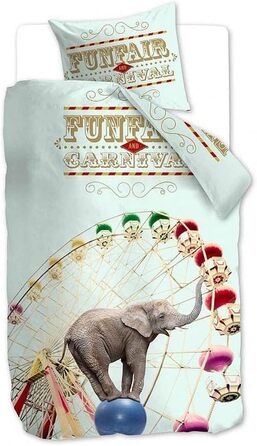 Постільна білизна дитяча Circus Elephant 80 х 80 135 х 200 см 146544