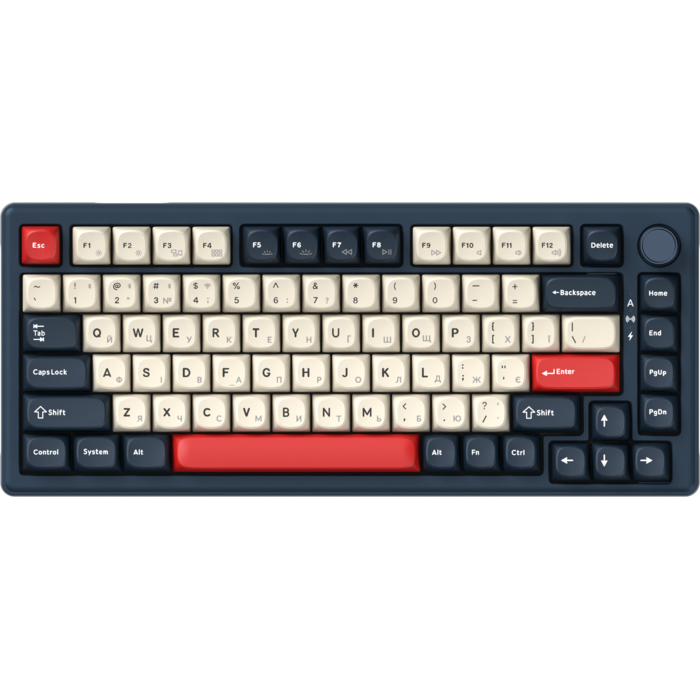 Бездротова механічна клавіатура GamePro Asgard Yord (MK266BL)