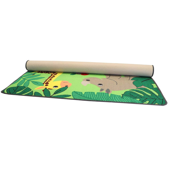Ігровий килимок Primaflor - Міцний дитячий килимок - Високоякісний килимок для дитячої кімнати - Ігровий килимок для хлопчиків/дівчаток - ДЖУНГЛІ - 100х150 см 100 х 150 см Джунглі