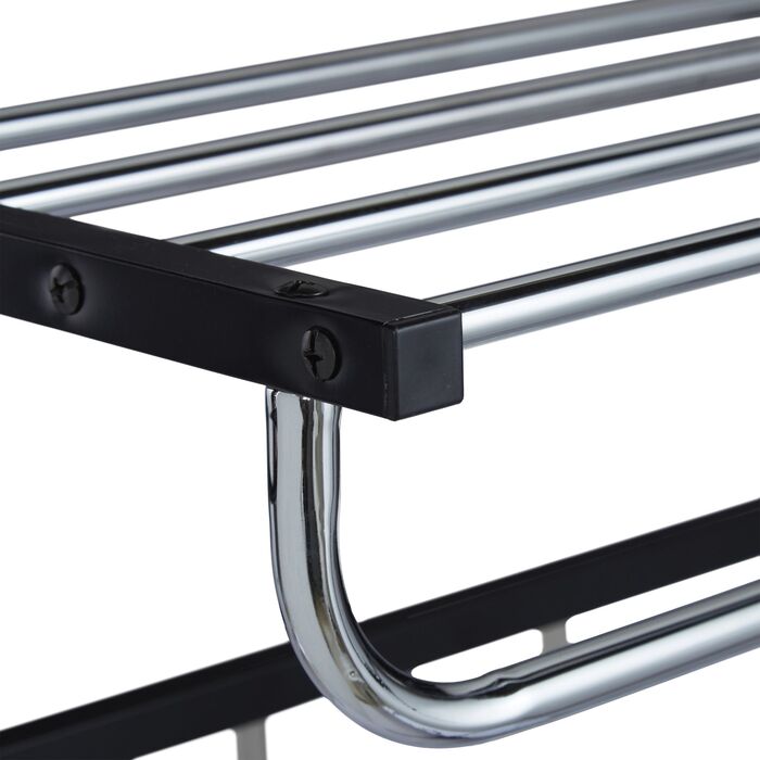 Настінна вішалка Relaxdays з полицею