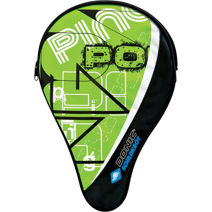 Набір для настільного тенісу з черепахою Donic Persson 500, 2 ракетки зі зручною корковою ручкою, 3 м'ячі дуже хорошої якості 2*, якісна сумка, комплектація, 788490 (комплект з чохлом для ракетки Classic)