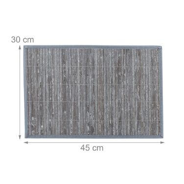 Набір столових прикрас Relaxdays, 6 штук, бамбук