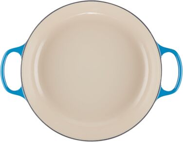 Le Creuset Signature Казанок з чавуну, Ø 30 см, 3,5 л, Azure (Марсель), для всіх плит, включаючи індукцію