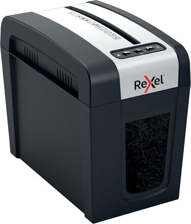 Rexel MC3-SL Slimline Whisper-Shred™: Шредер для документів, мікроріз, безпека P5, 10 л, тихий, компактний, для дому