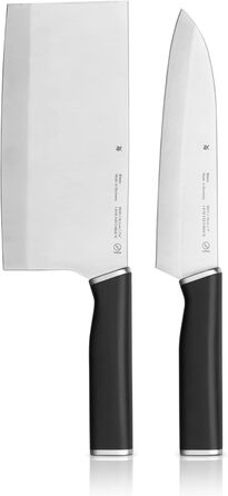 Набір ножів WMF Kineo з блоком, 6 предметів, Made in Germany, бамбуковий блок, Performance Cut, сталь Kineo, ножиці, набір ножів Asia 2 шт.