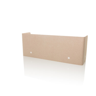 Акустична перегородка для офісу FLEXMIUT U 160x40x60 PET бежева hjh OFFICE