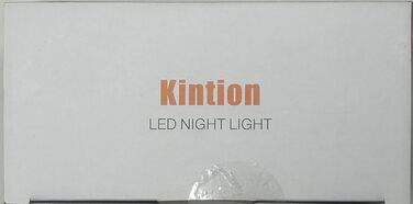 Дитячий приліжковий світильник Kintion, нічне освітлення RGB, 1800 мАг, з можливістю затемнення, час роботи 25-160 годин, 2 упаковки, білий