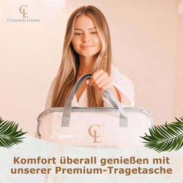 Подушка для ванни повний корпус (126x41 см) з підголівком (13 см) - біла (темно-сіра) - підтримка шиї, спини та ніг + сумка для прання та подорожі