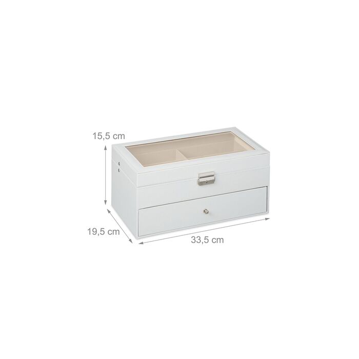 Стильна коробка для окулярів Relaxdays на 12 пар