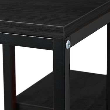 Підставка для квітів Relaxdays з 4 полицями (чорного кольору)