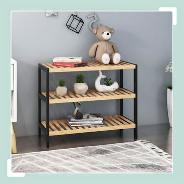 Стелаж для взуття Relaxdays з бамбука