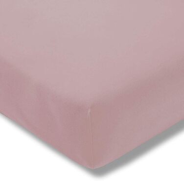 Тонкий трикотаж ESTELLA Рожевий 70x140 см підходить для матраців 70 см (ширина) x 140 см (довжина) Сушіння в сушильній машині безпечне та незалізне 100 бавовна