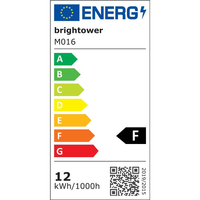 Світлодіодна настільна лампа Brightower 3 кольори 12 Вт чорна