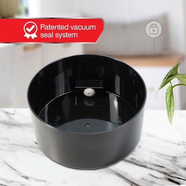 Вакуумна упаковка для кави/чаю Tightvac, чорна, світло- та повітряна герметичність