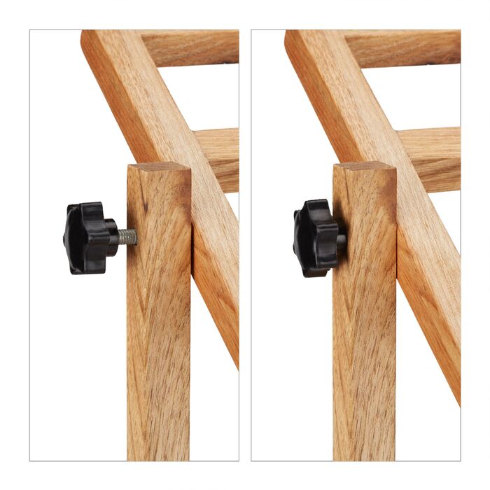 Підставка для рушників Relaxdays, колір горіх