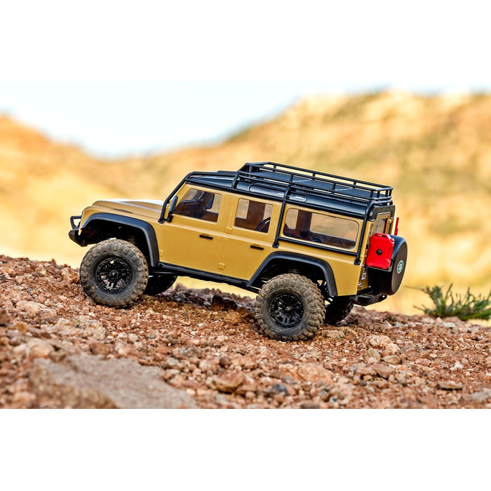 Traxxas TRX-4M Land Rover Defender Sand 1/18 RC Автомобіль з Акумулятором та Зарядним Пристроєм - 97054-1-TAN