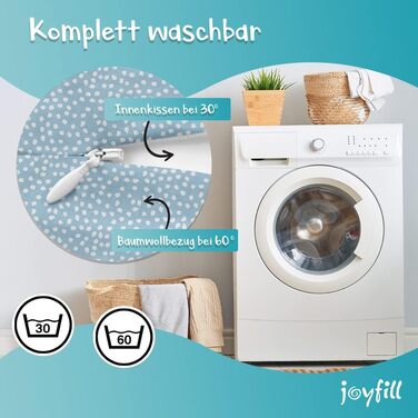 Подушка для годування Joyfill® Premium з мікроперлин - ідеальна для сну та годування | Зручна та тиха подушка для сну на боці | Виготовлено в Німеччині | Подушка для годування (170см, сніжинки)