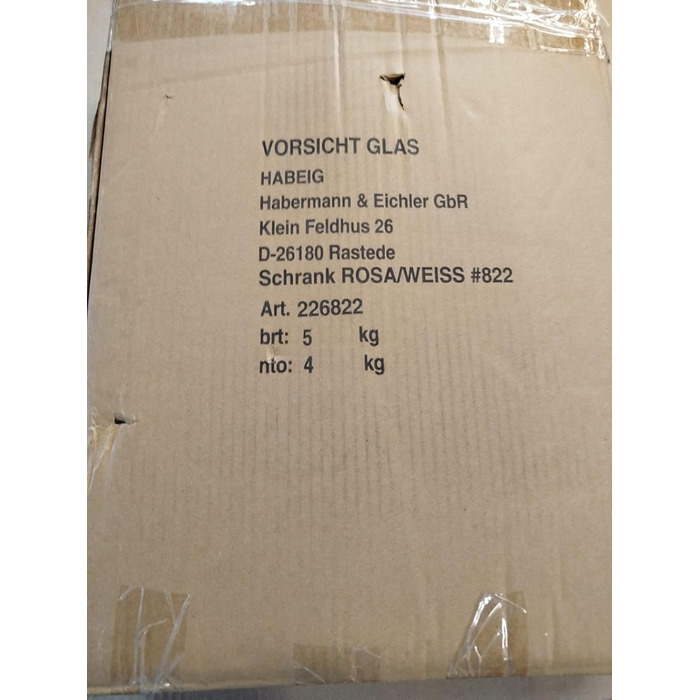 Дитячий шафа-стінка Habeig XXL з 2 дверцятами, 52 см, білий, для ляльок (Рожевий/Білий 822)