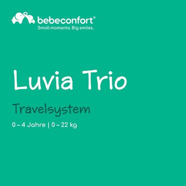 Дитяча коляска Bebeconfort Luvia Trio 3-в-1, 0-4 роки, до 22 кг, i-Size, компактна, сірий