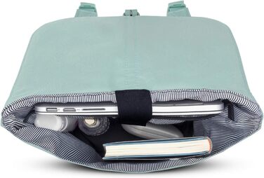Рюкзак Johnny Urban Women - Mia - Тонка сумка з відділенням для ноутбука - Виготовлена з переробленого ПЕТ - 7 л - Водовідштовхувальний - Чорний (М'ята)