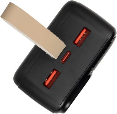 Вт, LCD, 1 вхід, 3 виходи, USB-C, сумісний з iPhone/Samsung/Huawei, 2585 30000mAh, QC/PD 20