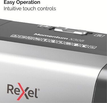 Шредер Rexel Momentum X308-2104570EU: 8 листів, 8 штук