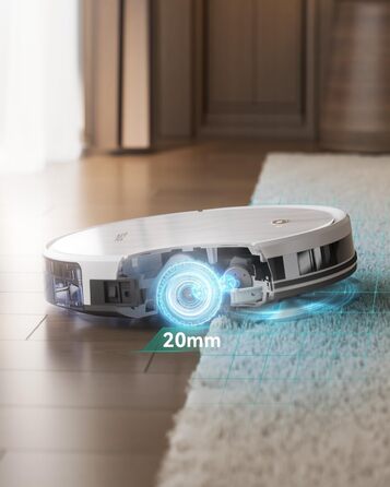 Робот-пилосос Tesvor S8 Pro з функцією миття - 8000Pa, LiDAR-навігація, 240 хв роботи, керування через додаток/Alexa, для прибирання шерсті тварин, килимів та твердих підлог (M2)